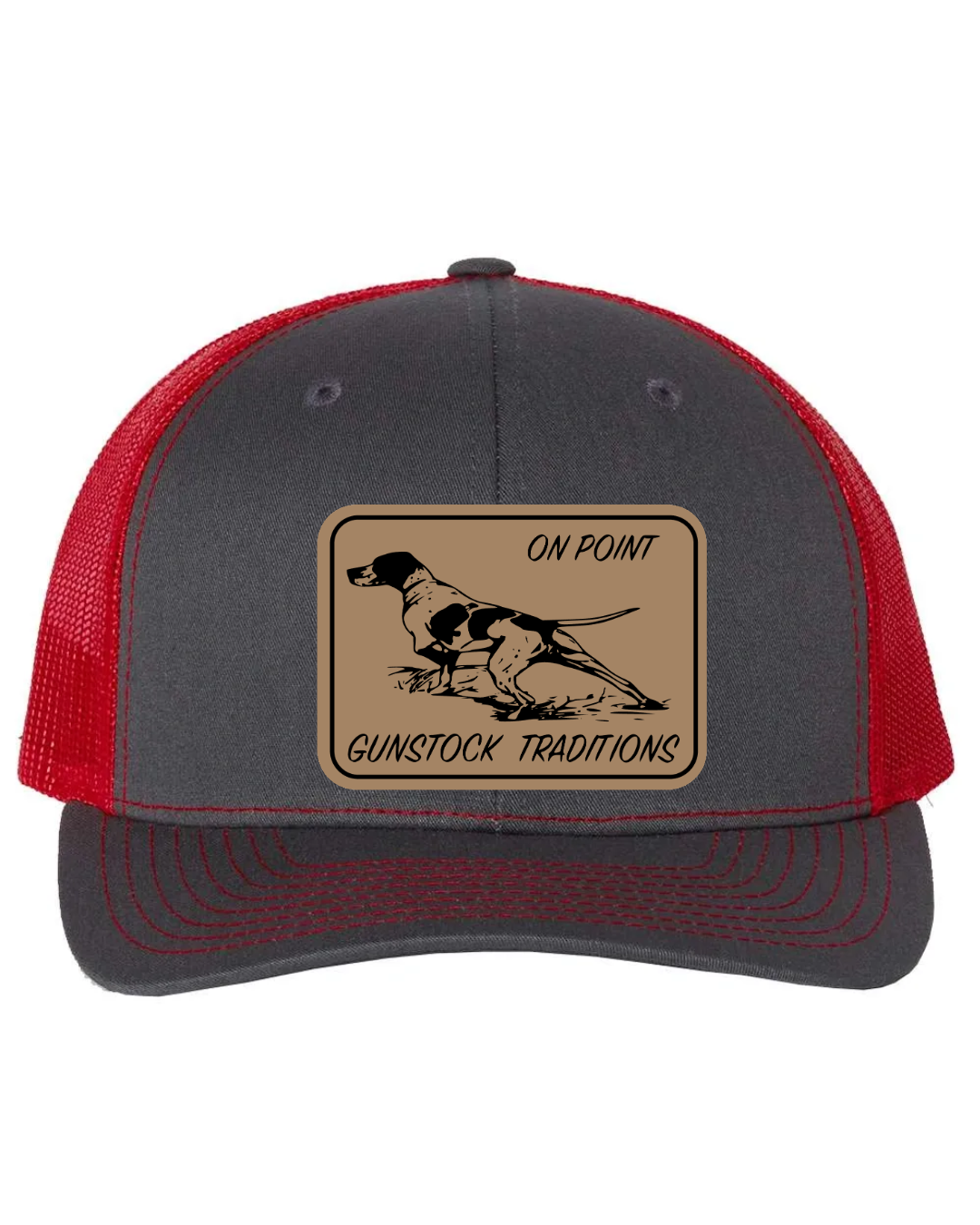 GST On Point Leather Patch Richardson 112 Trucker Hat