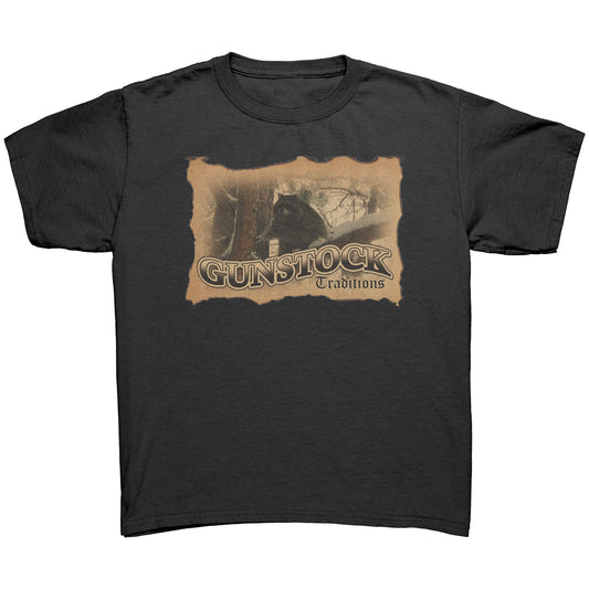 GST Racoon Stamp Youth  Logo Tee