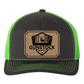 GST Badge Leather Patch Richardson 112 Trucker Hat