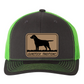 GST Labrador Leather Patch Richardson 112 Trucker Hat