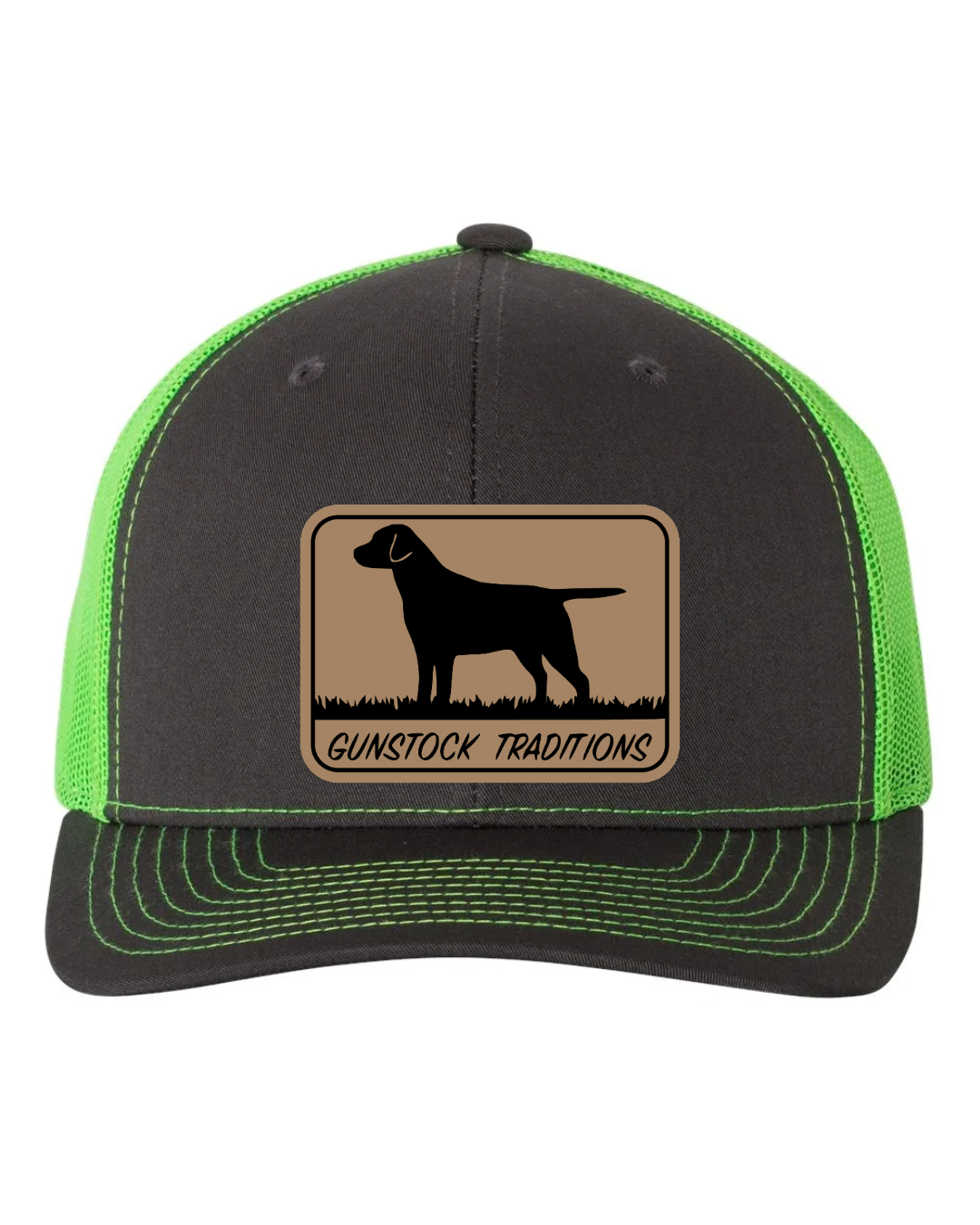 GST Labrador Leather Patch Richardson 112 Trucker Hat