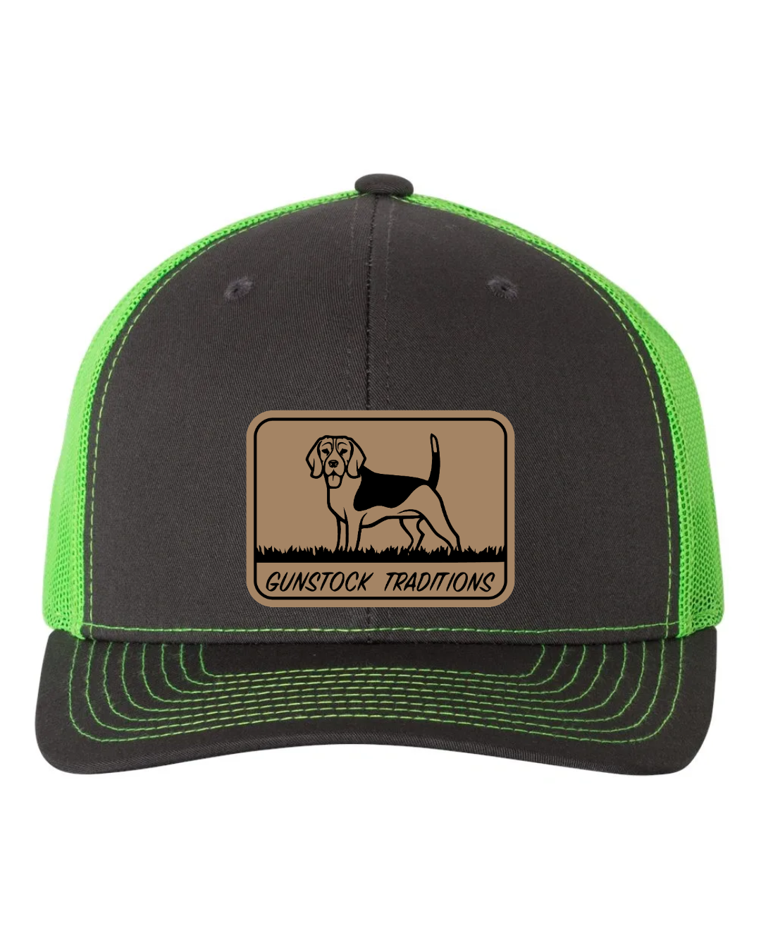 GST Beagle Leather Patch Richardson 112 Trucker Hat