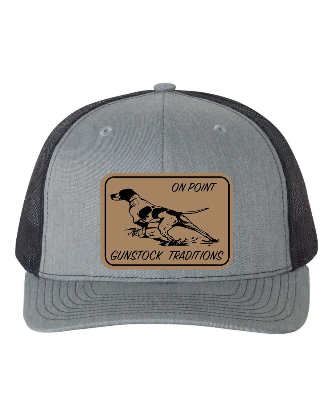 GST On Point Leather Patch Richardson 112 Trucker Hat