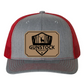 GST Badge Leather Patch Richardson 112 Trucker Hat