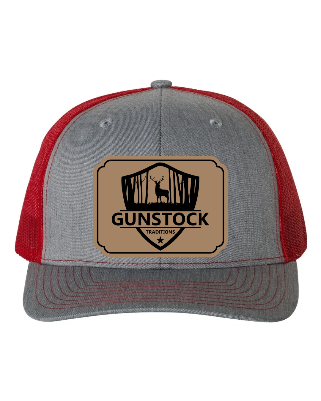GST Badge Leather Patch Richardson 112 Trucker Hat