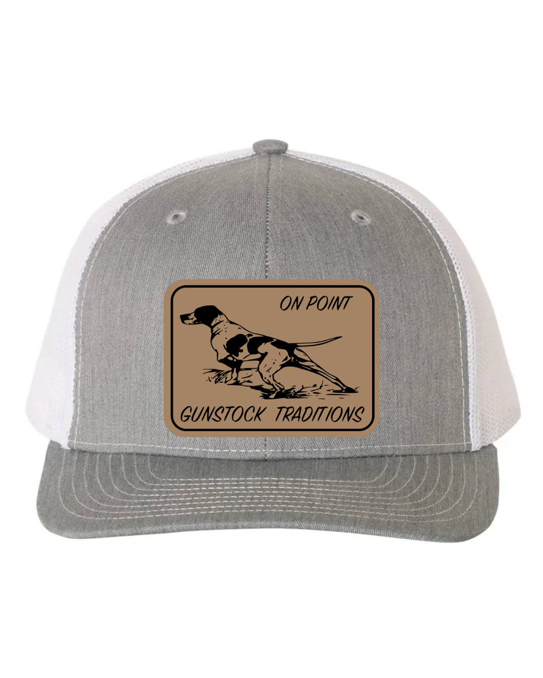 GST On Point Leather Patch Richardson 112 Trucker Hat