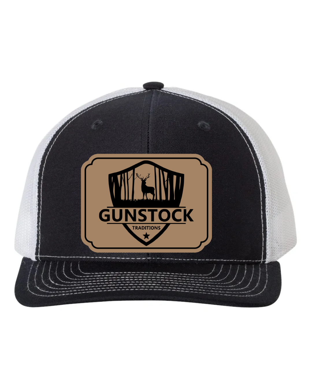 GST Badge Leather Patch Richardson 112 Trucker Hat