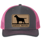 GST Labrador Leather Patch Richardson 112 Trucker Hat