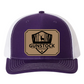 GST Badge Leather Patch Richardson 112 Trucker Hat