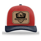 GST Badge Leather Patch Richardson 112 Trucker Hat