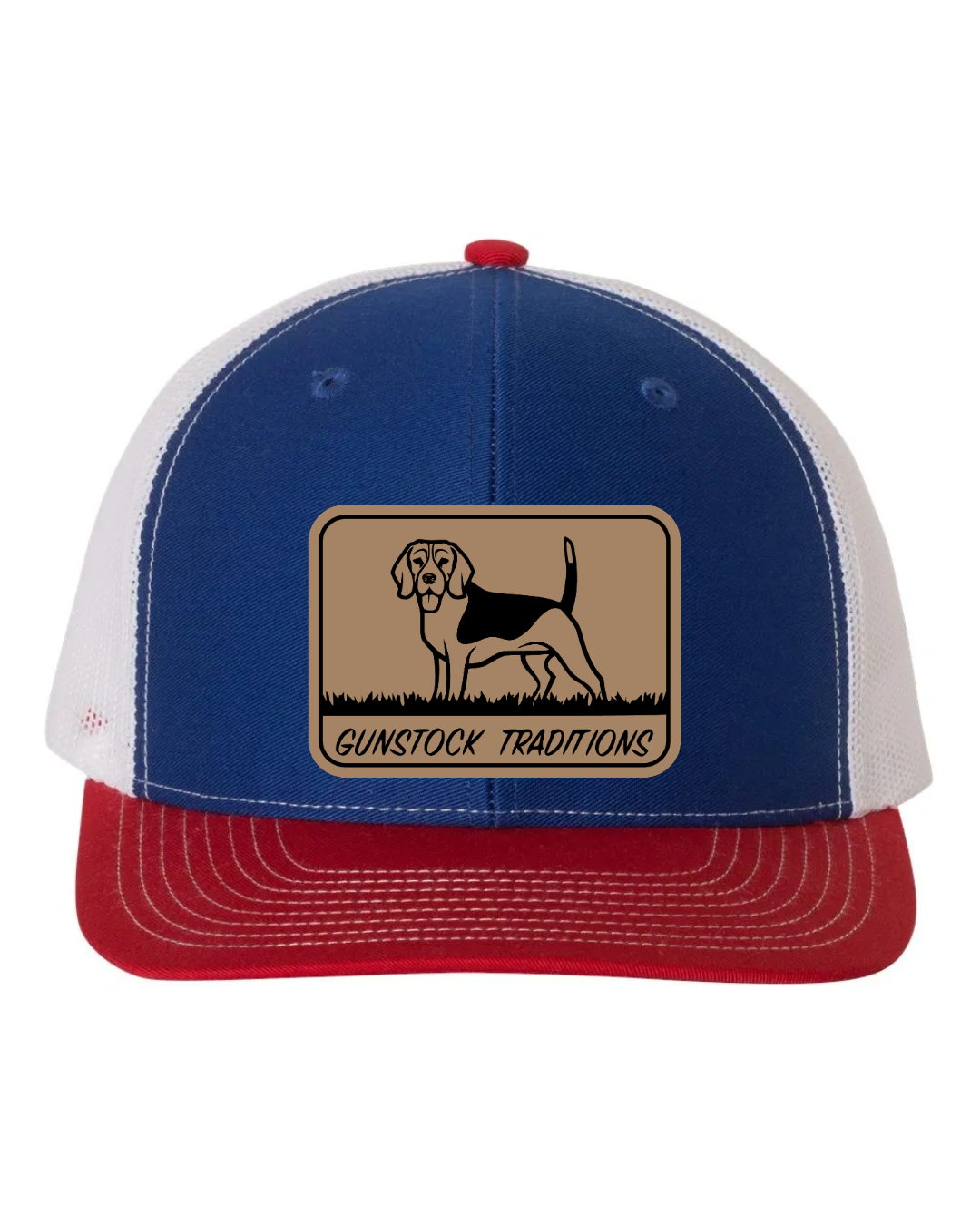 GST Beagle Leather Patch Richardson 112 Trucker Hat