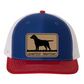GST Labrador Leather Patch Richardson 112 Trucker Hat