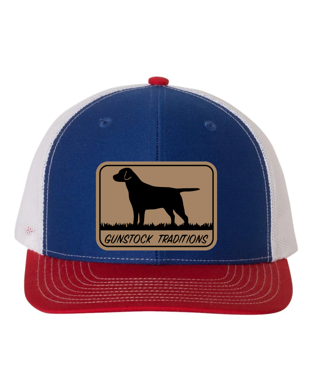 GST Labrador Leather Patch Richardson 112 Trucker Hat