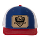 GST Badge Leather Patch Richardson 112 Trucker Hat