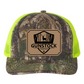 GST Badge Leather Patch Richardson 112 Trucker Hat