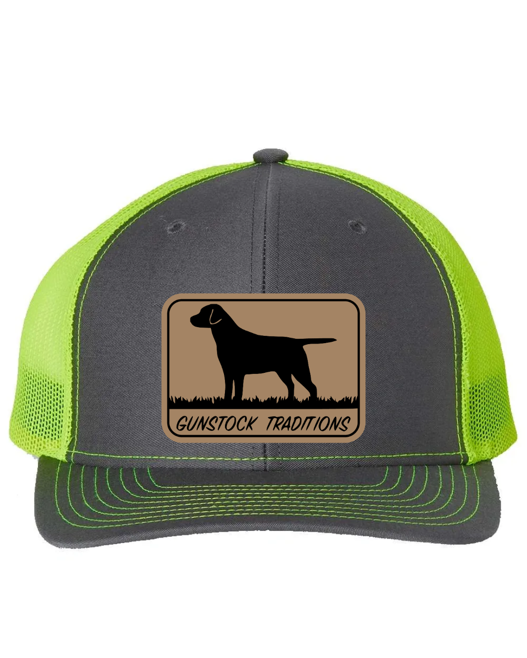 GST Labrador Leather Patch Richardson 112 Trucker Hat