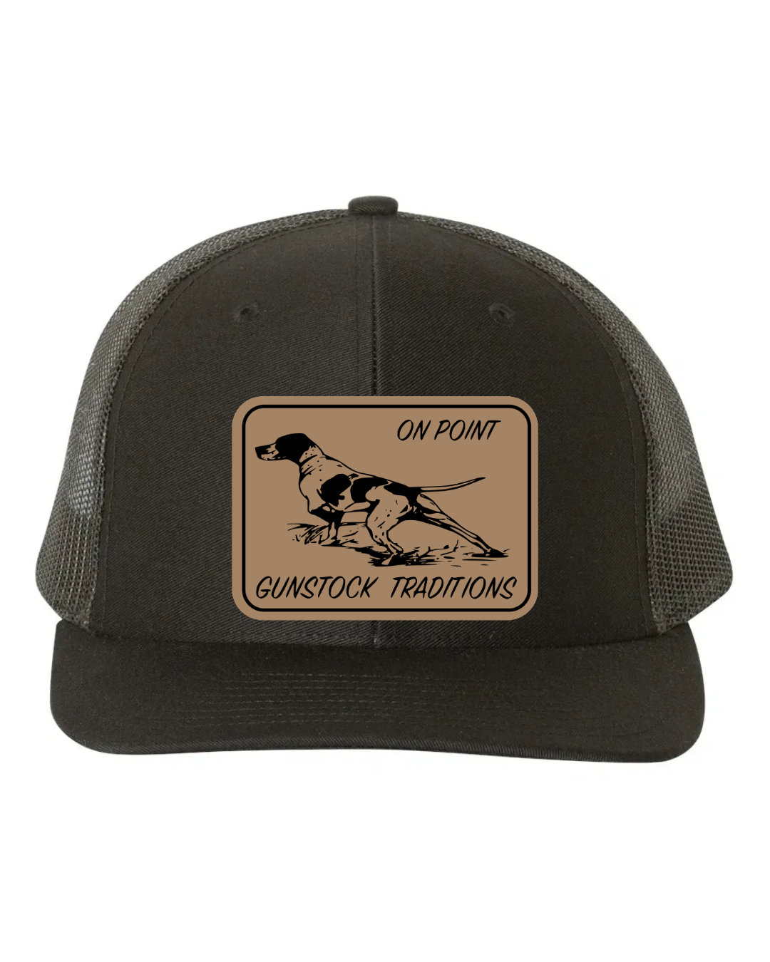 GST On Point Leather Patch Richardson 112 Trucker Hat