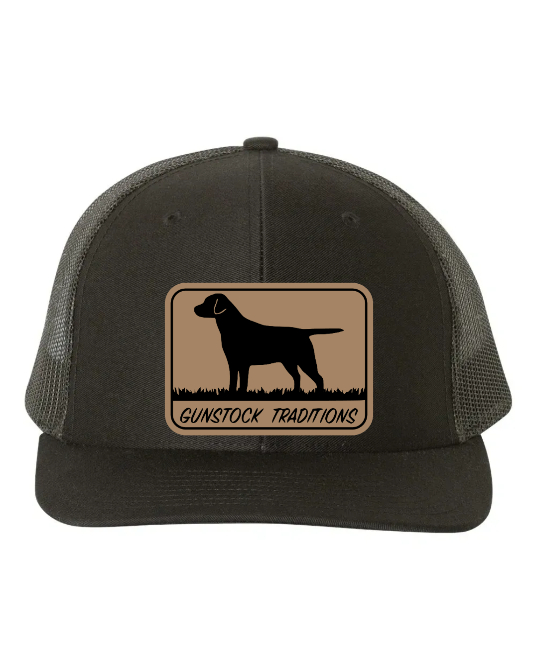 GST Labrador Leather Patch Richardson 112 Trucker Hat