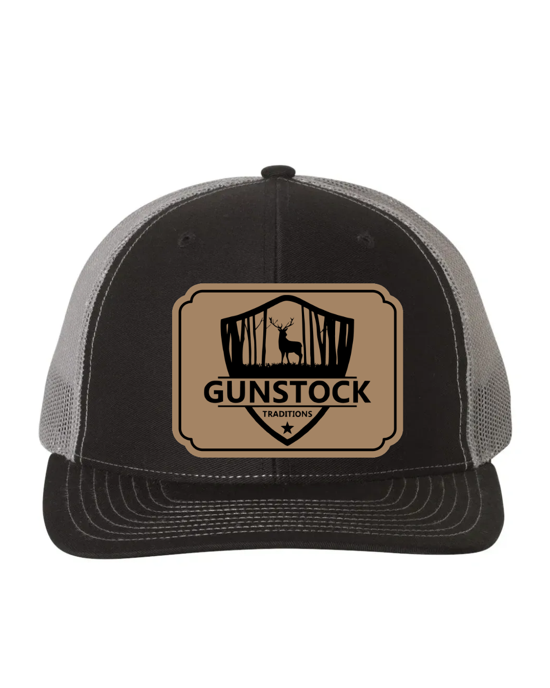 GST Badge Leather Patch Richardson 112 Trucker Hat