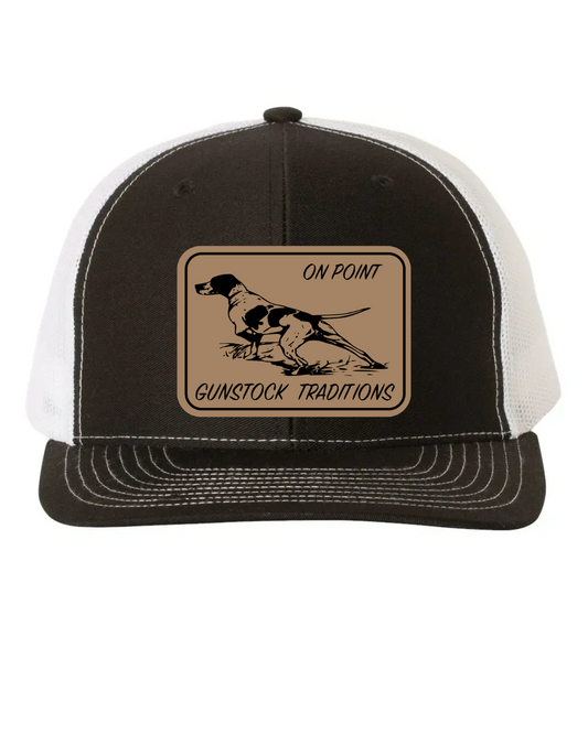 GST On Point Leather Patch Richardson 112 Trucker Hat