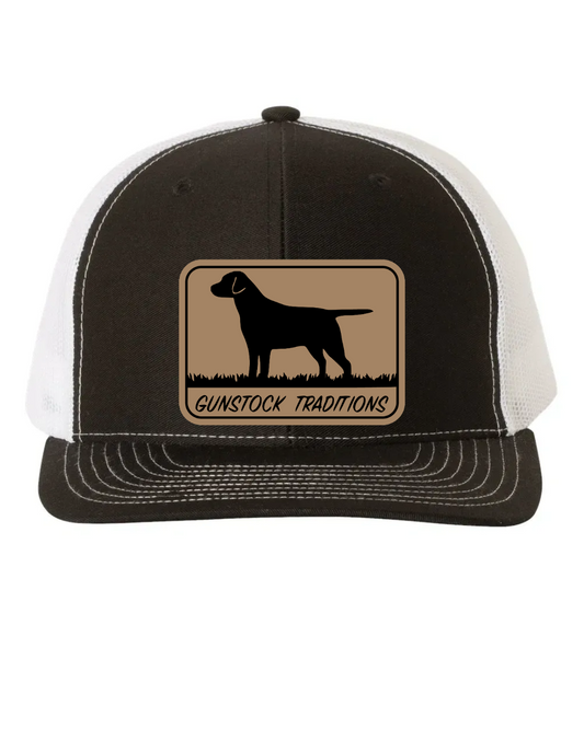 GST Labrador Leather Patch Richardson 112 Trucker Hat