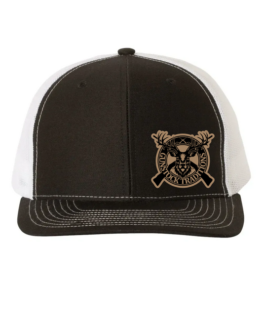 GST Mounted Leather Patch Richardson 112 Trucker Hat