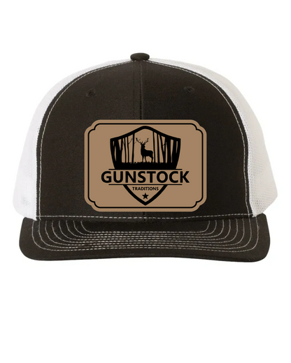 GST Badge Leather Patch Richardson 112 Trucker Hat