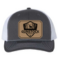 GST Badge Leather Patch Richardson 112 Trucker Hat