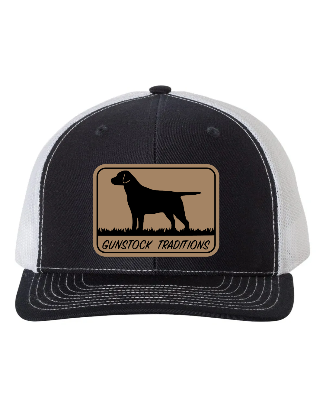 GST Labrador Leather Patch Richardson 112 Trucker Hat