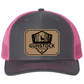 GST Badge Leather Patch Richardson 112 Trucker Hat