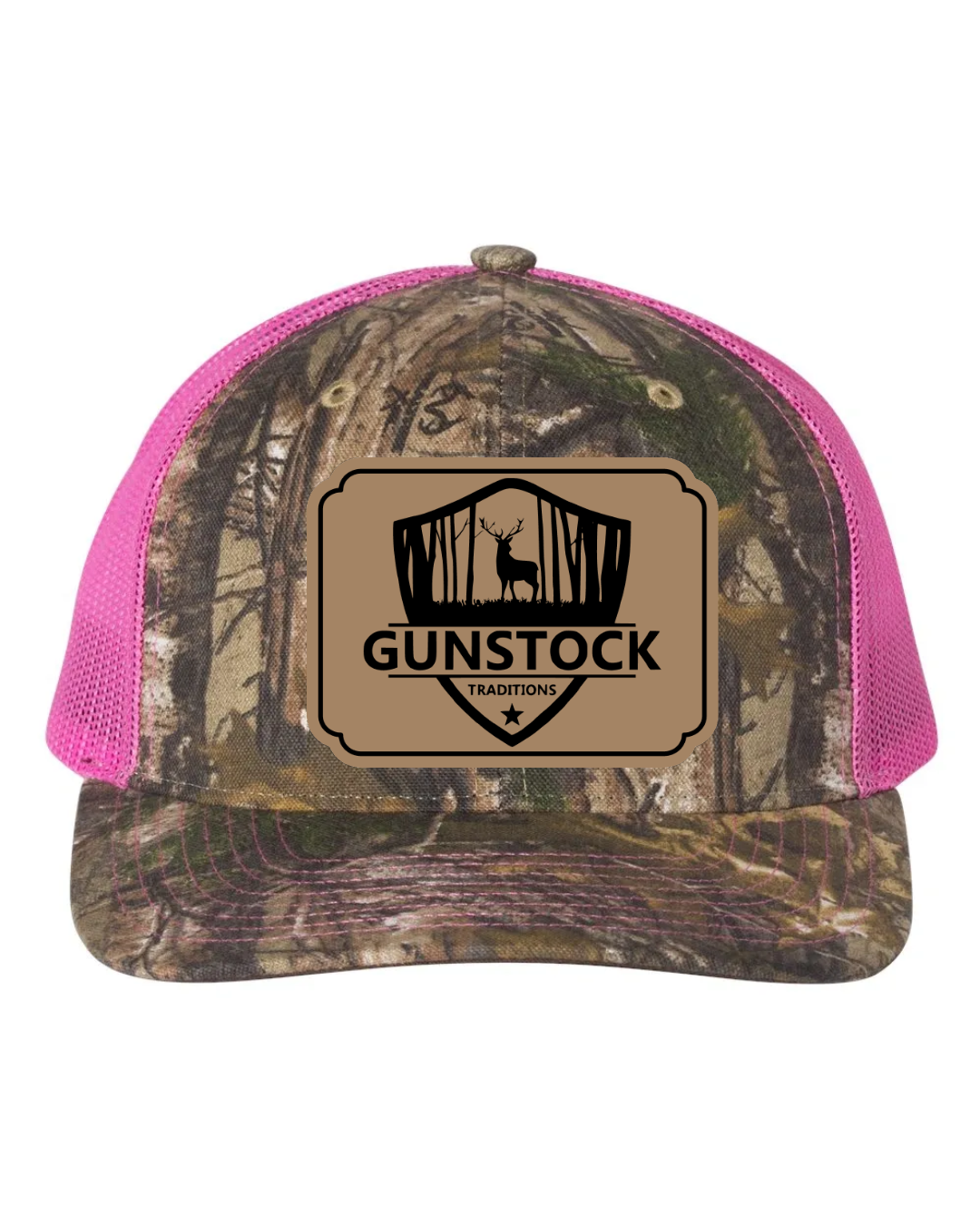 GST Badge Leather Patch Richardson 112 Trucker Hat