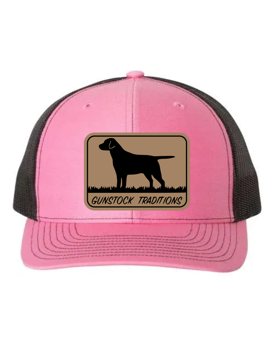 GST Labrador Leather Patch Richardson 112 Trucker Hat