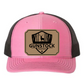 GST Badge Leather Patch Richardson 112 Trucker Hat