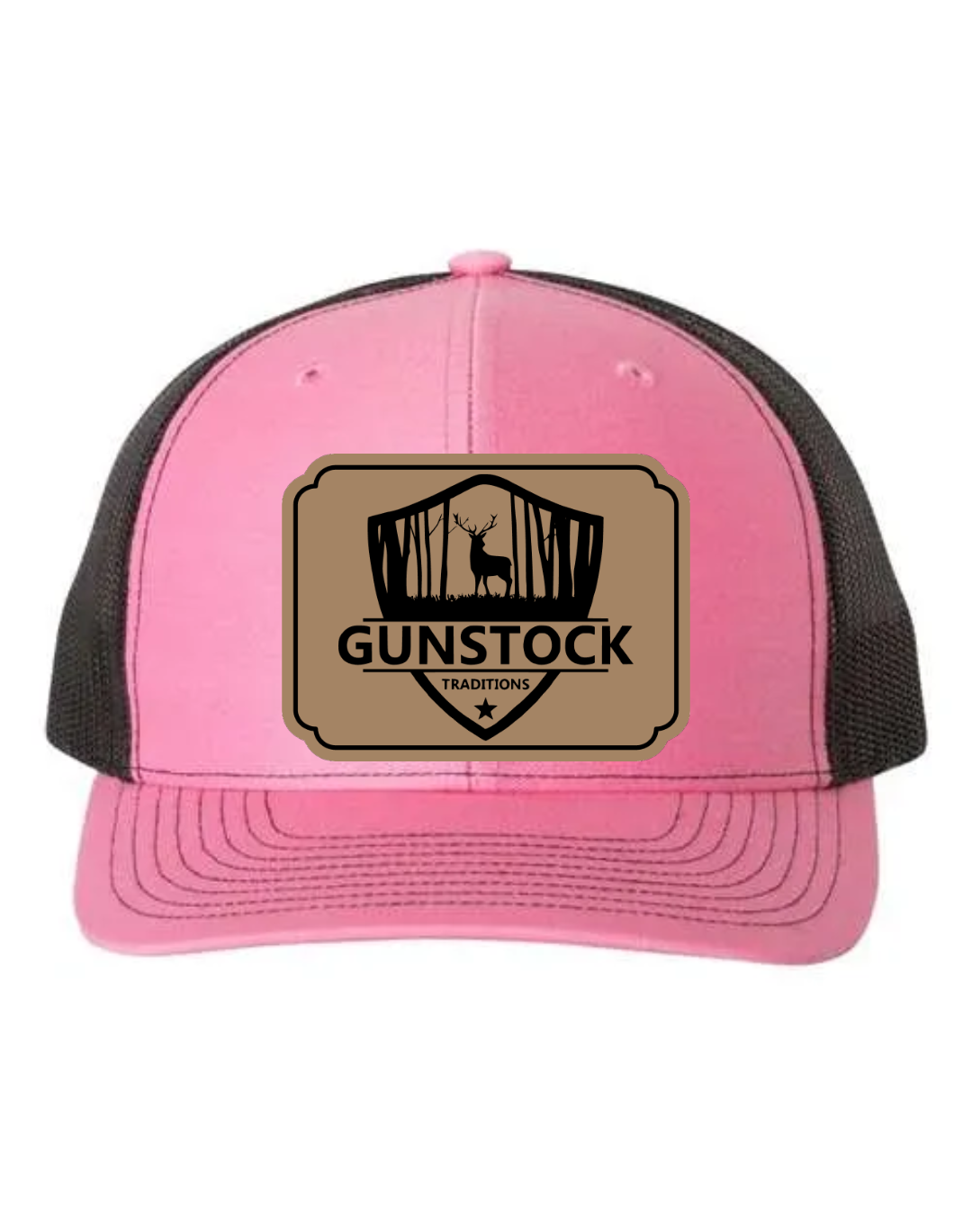 GST Badge Leather Patch Richardson 112 Trucker Hat