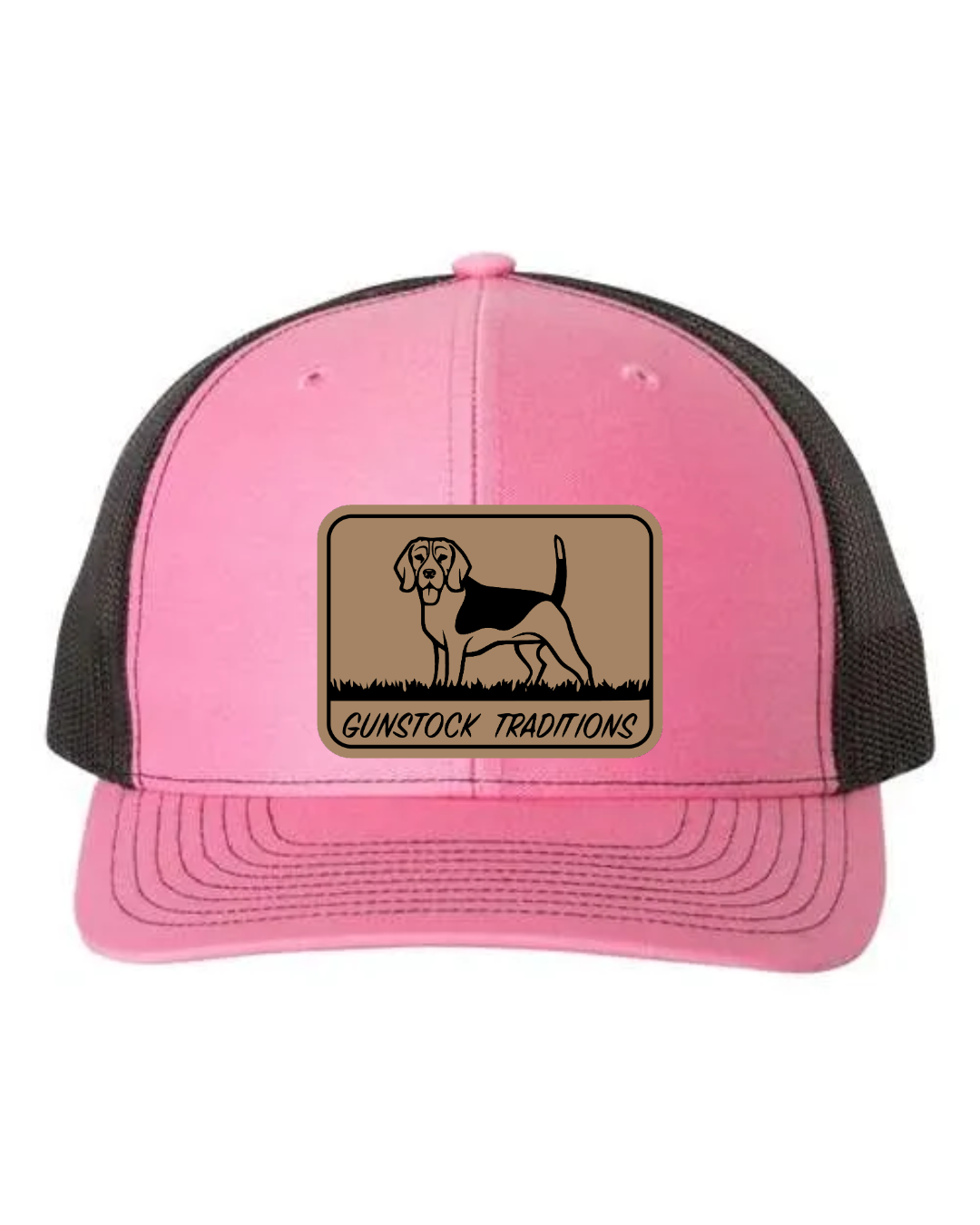 GST Beagle Leather Patch Richardson 112 Trucker Hat