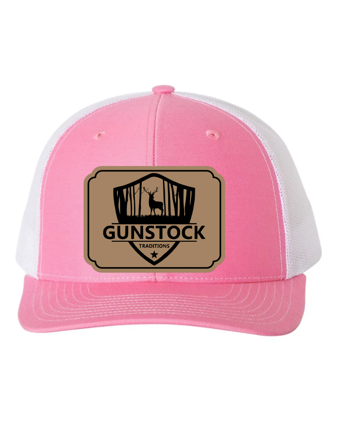 GST Badge Leather Patch Richardson 112 Trucker Hat