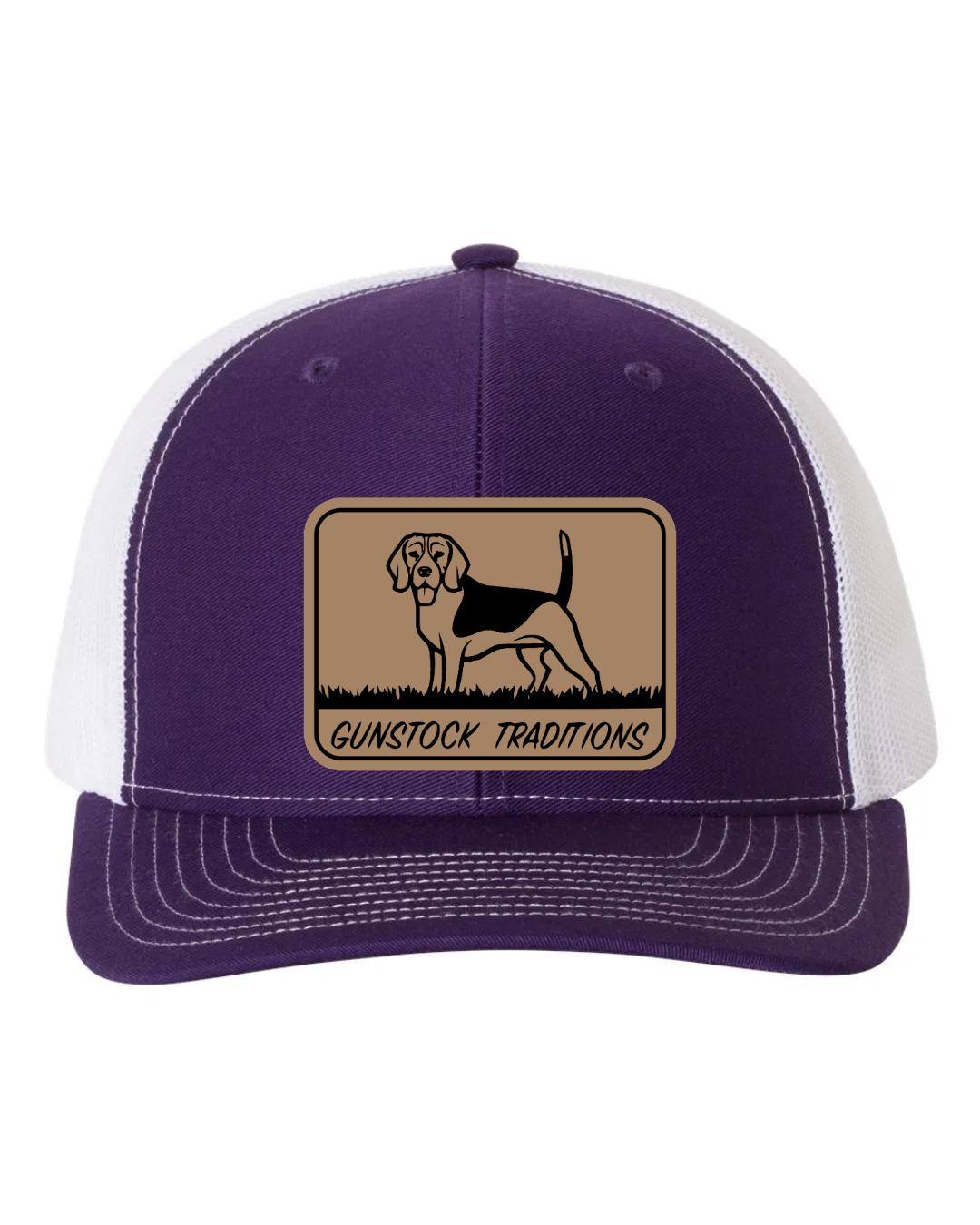 GST Beagle Leather Patch Richardson 112 Trucker Hat
