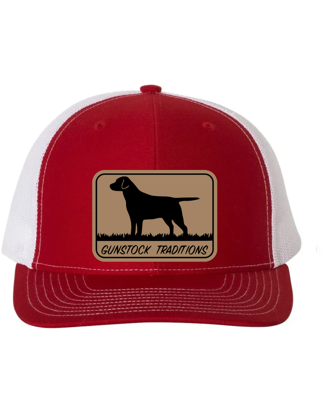 GST Labrador Leather Patch Richardson 112 Trucker Hat