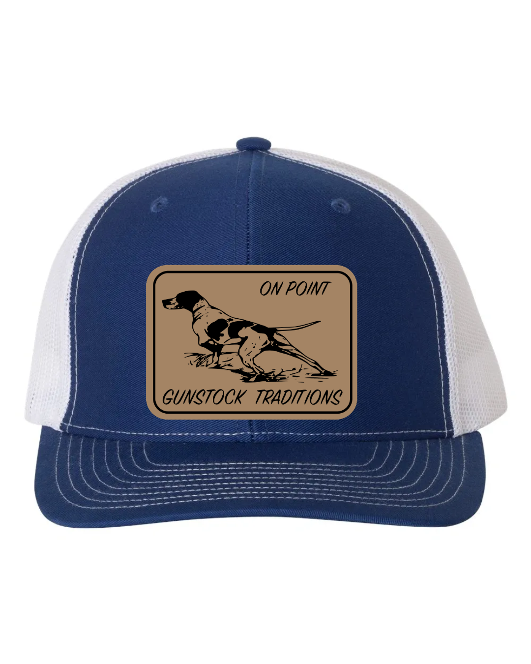 GST On Point Leather Patch Richardson 112 Trucker Hat